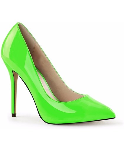 Neon groene stiletto pumps glow in the dark voor dames 38