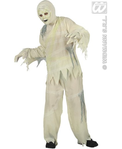 Mummie Kostuum | Zombie Mummy Kind Kostuum Jongen | Maat 128 | Halloween | Verkleedkleding