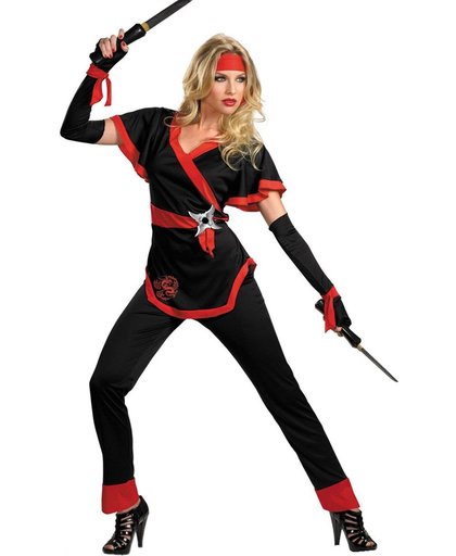 Ninja & Samurai Kostuum | Ms Bill Ninja | Vrouw | Medium | Carnaval kostuum | Verkleedkleding