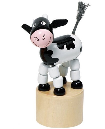 Goki Drukfiguren boerderij koe