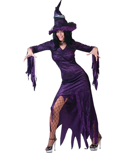 Halloween jurk Heks Mystery Maat 44 - 46