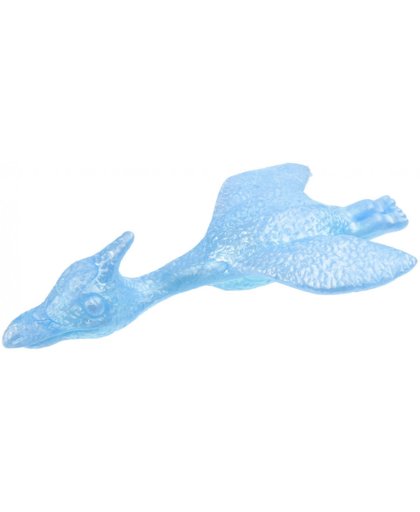 Jonotoys Slingshot Vliegende Dino Katapult 10 Cm Blauw