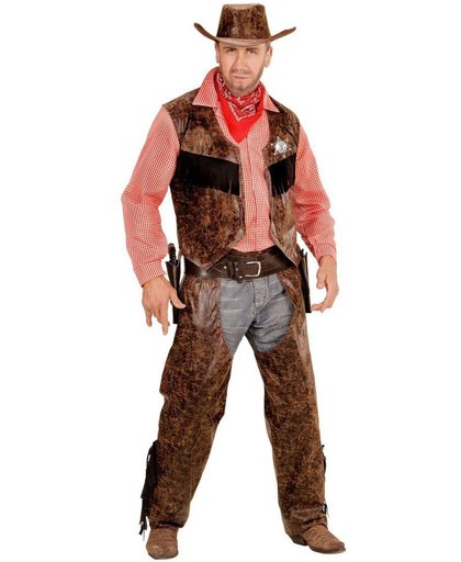 Cowboy & Cowgirl Kostuum | Stoere Cowboy Man / | Jongen | Maat 158 | Carnaval kostuum | Verkleedkleding