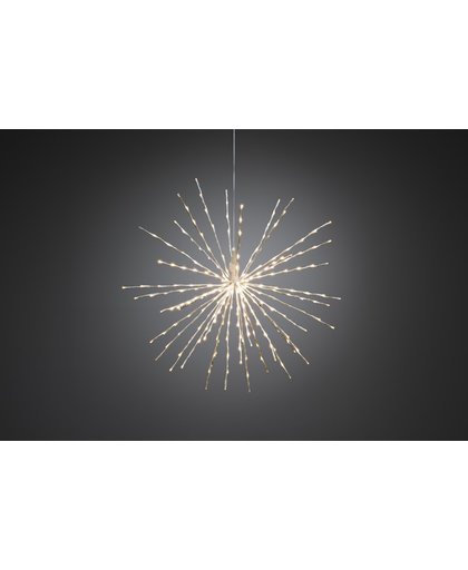 Konstsmide 2897 - Kerstdecoratie - 280 lamps LED staaf lichtbol wit - 84 cm - 24V - voor buiten - warmwit