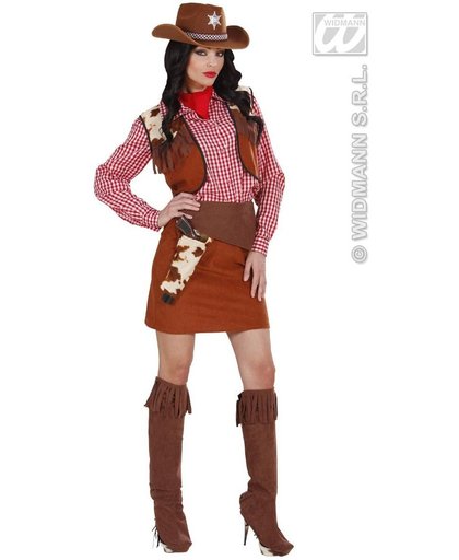 Cowboy & Cowgirl Kostuum | Cowgirl Luxe Renegade Kostuum Vrouw | Large | Carnaval kostuum | Verkleedkleding