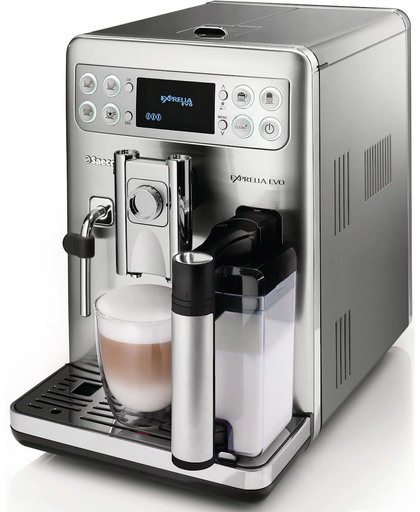 Saeco Exprelia Evo HD8857/01 - Volautomaat espressomachine - Zilver
