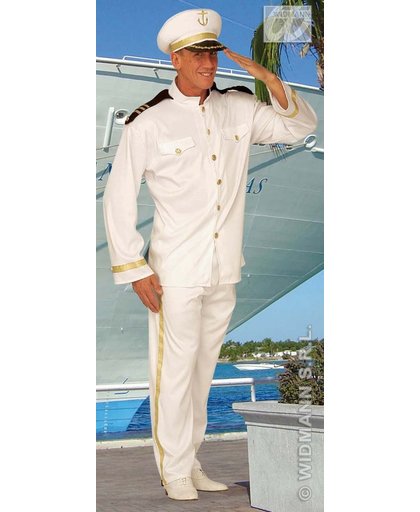 Kapitein & Matroos & Zeeman Kostuum | Kapitein Love Boat Kostuum Man | XL | Carnaval kostuum | Verkleedkleding