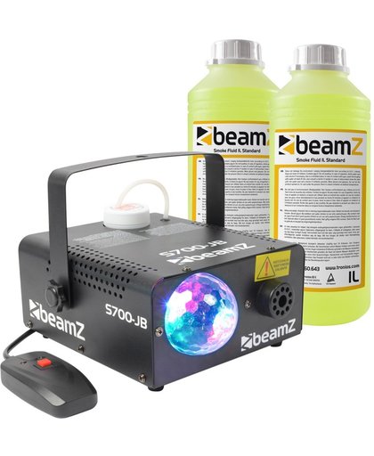 Rookmachine - S700-JB van BeamZ. Rookmachine met Jelly Ball lichteffect en ruim 2 liter rookvloeistof