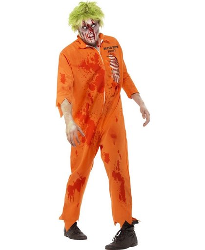 "Verkleedkostuum voor heren zombie gevangene Halloween kledij - Verkleedkleding - Large"