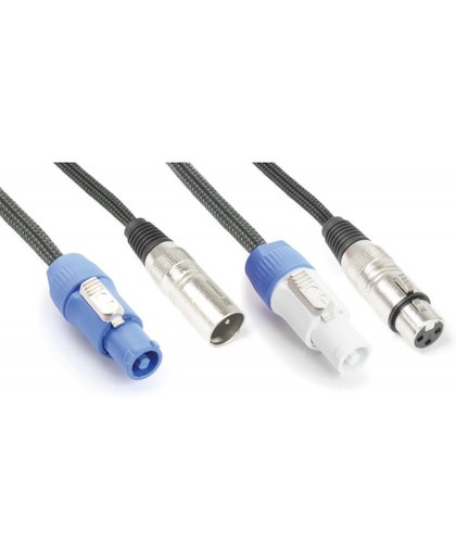 Combikabel – PD Connex ADP03 combikabel voor o.a. actieve speakers, 3 meter. Twee kabels in één!