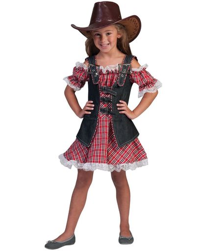Verkleedpak cowgirl meisje Denim Ranger Meisje 128