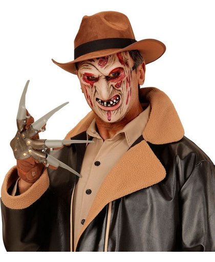"Verbrande moordenaar masker voor volwassenen Halloween  - Verkleedmasker - One size"
