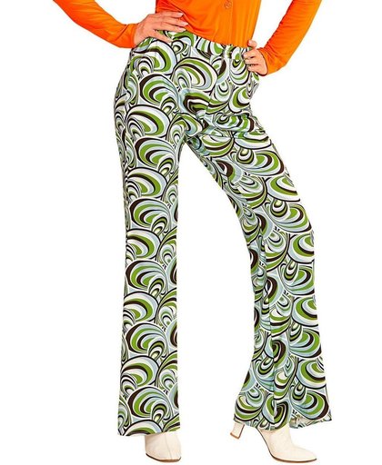 Groovy jaren 70 golven broek voor vrouwen - Verkleedkleding