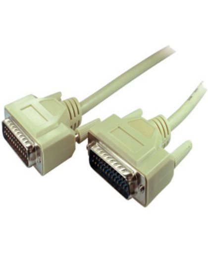 S-Impuls 25p SUB-D (m) - 25p SUB-D (m) kabel / gegoten connectoren - 4,5 meter