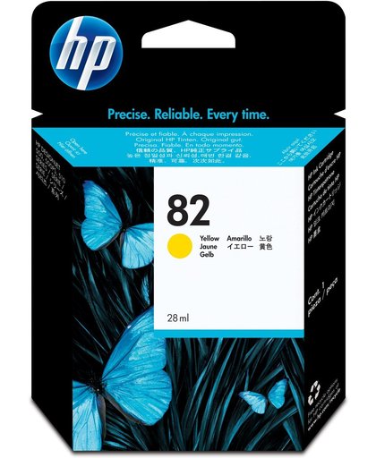 HP 82 gele DesignJet , 28 ml inktcartridge