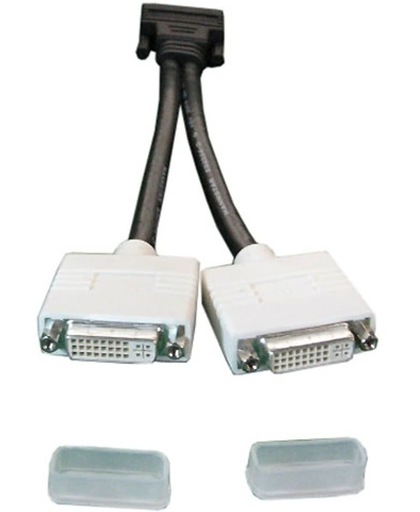 DELL Dual DVI 2 x DVI Zwart DVI kabel