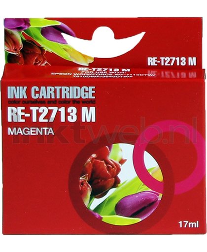 Huismerk - inktcartrige / 27XL T2713 / magenta - geschikt voor Epson