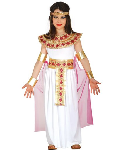 Roze met goud Egyptisch kostuum voor meisjes - Verkleedkleding