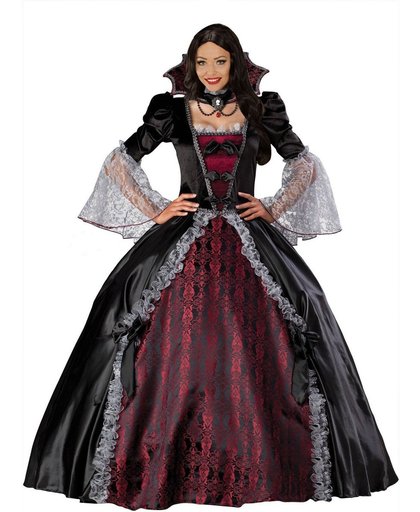 Vampier & Dracula Kostuum | Miss Reina Vampiress | Vrouw | Large | Halloween | Verkleedkleding