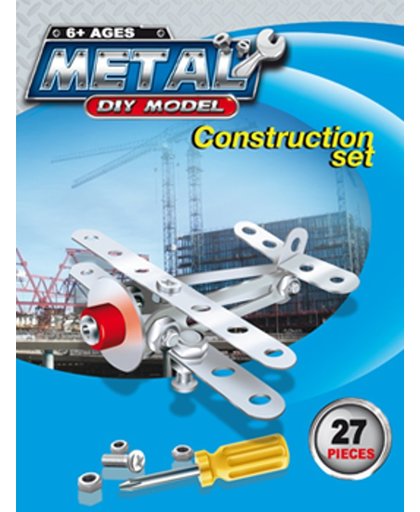 Free And Easy Constructieset Metaal Vliegtuig