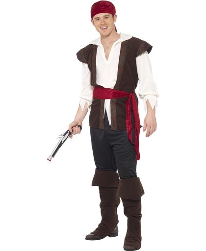 Compleet piratenpak | Piraat kostuum heren maat XL (56-58)
