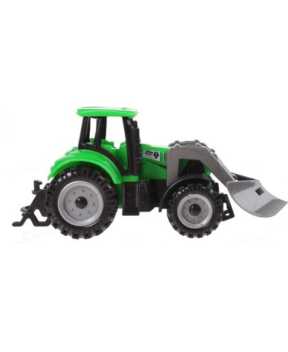 Jonotoys Tractor Met Voorlader 13,5 Cm Groen