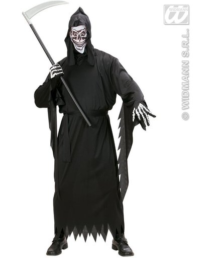 Beul & Magere Hein Kostuum | Grim Reaper Vader Tijd Kostuum Man | Medium | Halloween | Verkleedkleding