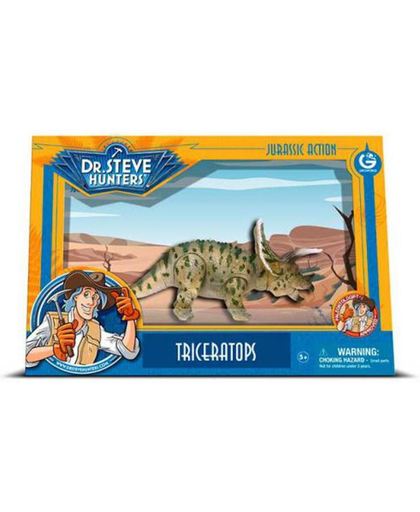 Triceratops - beweegbaar - Geoworld - 18 x 8 cm