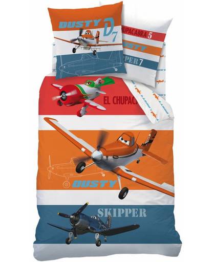 Disney Planes Skipper - Dekbedovertrek - Eenpersoons - 140 x 200 cm - Multi