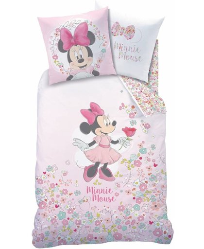 Disney Minnie Mouse Bloom - Dekbedovertrek - Eenpersoons - 140 x 200 cm - Multi