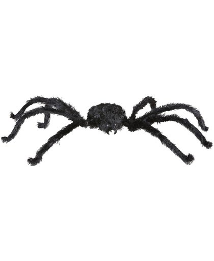 "Gigantische zwarte spin met licht en geluid Halloween - Feestdecoratievoorwerp - One size"