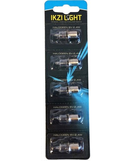 Ikzi Light Fietslampjes Halogeen 6v-2.4w 5 Stuks