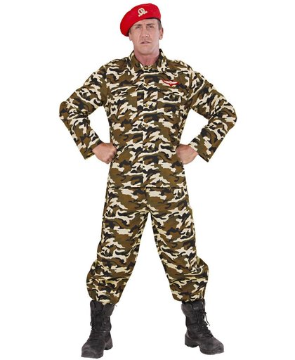 Leger & Oorlog Kostuum | Rambo Soldaat | Volwassen Man | XL | Carnaval kostuum | Verkleedkleding