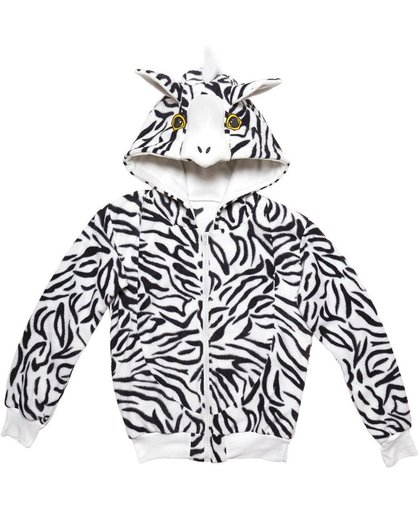 Zebra Kostuum | Cute Hoodie, Zebra | Small / Medium | Carnaval kostuum | Verkleedkleding