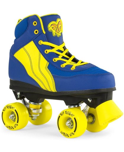 Rio Roller Roller Pure Rollerskate Inlineskates - Maat 34 - UnisexKinderen en volwassenen - blauw/geel