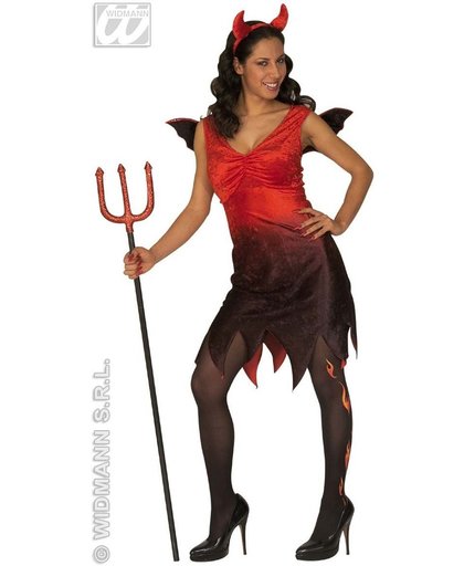 Duivel Kostuum | Hot & Spicy Duivelin XL Kostuum Vrouw | Large | Halloween | Verkleedkleding