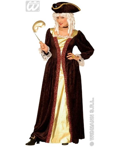Middeleeuwen & Renaissance Kostuum | Venetiaanse Edelvrouw Ms Vaporetto Kostuum | Medium | Carnaval kostuum | Verkleedkleding