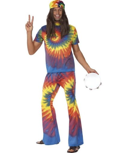 60's Groovy Hippie Heren kostuum - Maat Large