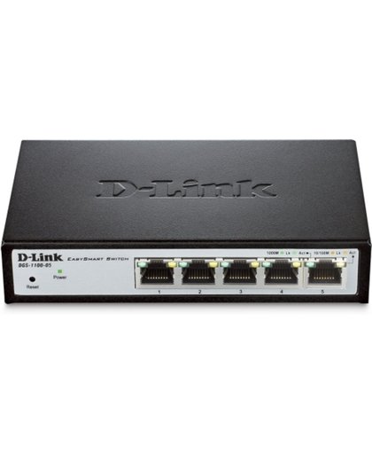 D-Link EasySmart Managed L2 Gigabit Ethernet (10/100/1000) Zwart