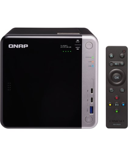 QNAP TS-453BT3 Ethernet LAN Toren Zwart NAS
