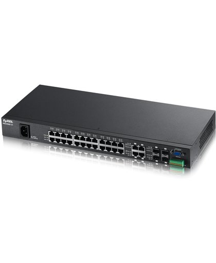 ZyXEL MES3500-24 Managed L2 Fast Ethernet (10/100) Zwart