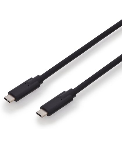 ASSMANN Electronic 1m, 2xUSB-C USB-kabel USB C Mannelijk Zwart
