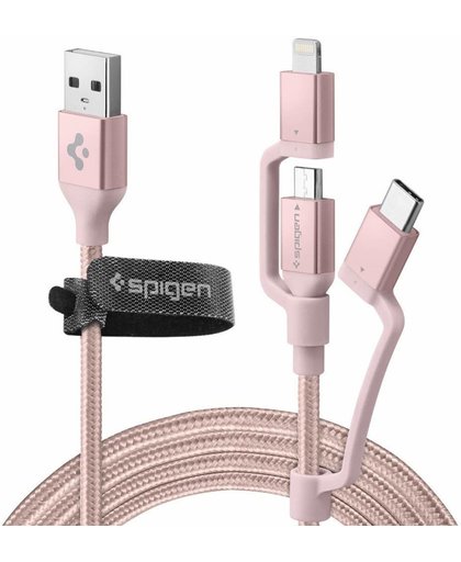 Spigen C10I3 USB-kabel 1,5 m USB A Mannelijk Rose Gold