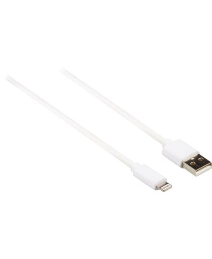 Goobay Lightning naar USB kabel - wit - 0,50 meter