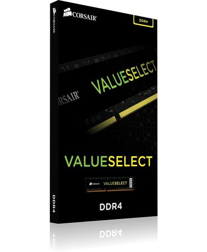 Corsair ValueSelect 4GB, DDR4, 2400MHz 4GB DDR4 2400MHz geheugenmodule