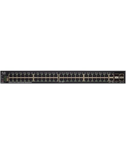 Cisco SF550X-48 Managed L3 Fast Ethernet (10/100) 1U Zwart, Grijs