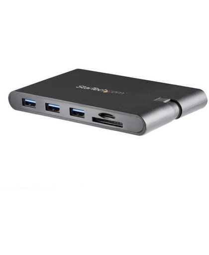 StarTech.com USB-C adapter met HDMI en VGA 3x USB 3.0 SD/Micro SD 85W PD 3.0