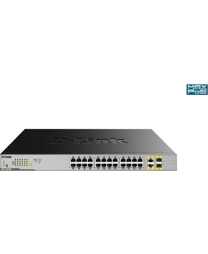 D-Link DGS-1026MP netwerk-switch Unmanaged Gigabit Ethernet (10/100/1000) Zwart, Grijs Power over Ethernet (PoE)