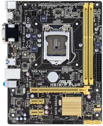 ASUS H81M-P PLUS LGA 1150 (Socket H3) Intel® H81 micro ATX