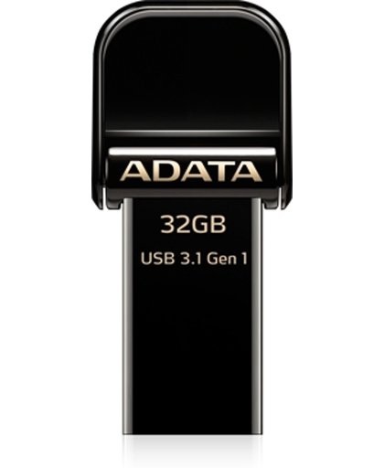 ADATA AI920 32GB 32GB USB 3.0 (3.1 Gen 1) USB-Type-A-aansluiting Zwart USB flash drive